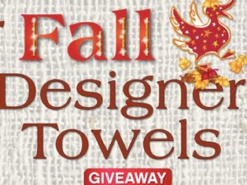 Quacker Factory Fall Designer Towels Giveaway