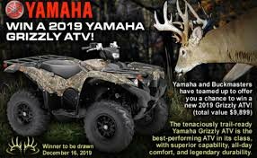 Buckmasters Yamaha Grizzly ATV Sweepstakes