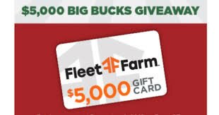 Fleet Farm $5000 Big Bucks Giveaway