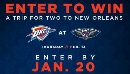 NBA Thunder On The Fly Sweepstakes