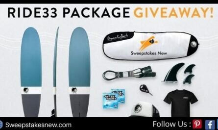 Degree 33 Surfboards Package Sweepstakes